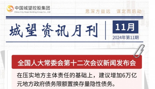 城望資訊11月刊丨地方化債開新局；“低空經(jīng)濟(jì)30年特許經(jīng)營(yíng)權(quán)”成功轉(zhuǎn)出；“置換存量隱性債務(wù)” 再融資專項(xiàng)債